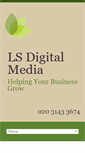Mobile Screenshot of lsdigitalmedia.co.uk